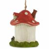 Whimsical Mushroom Cottage Birdhouse