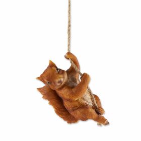 Hanging Squirrel Garden Decor