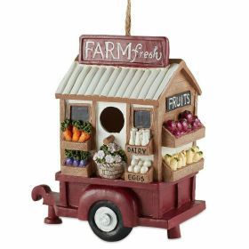Farm Stand Polyresin Birdhouse