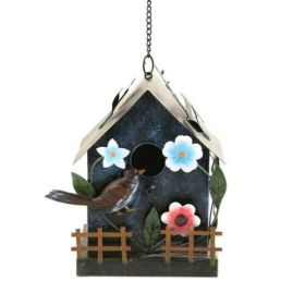 Garden Cottage Metal Birdhouse